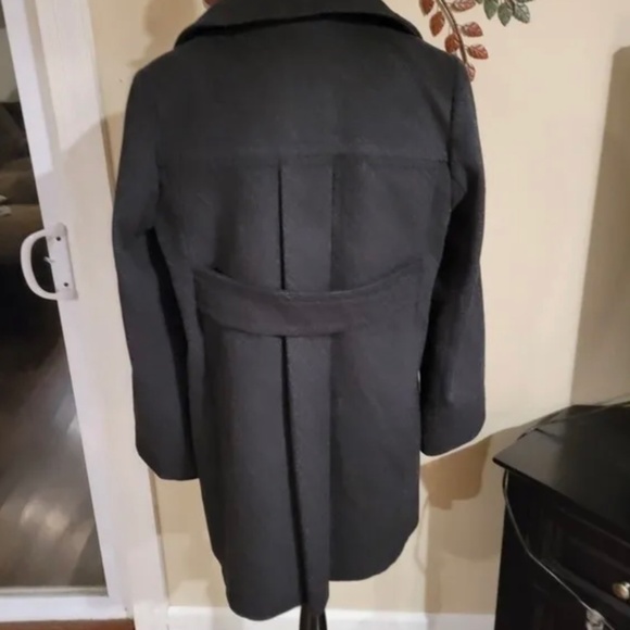 J. Crew wool pea coat. button up, fully lined, size 10 - Picture 3 of 5